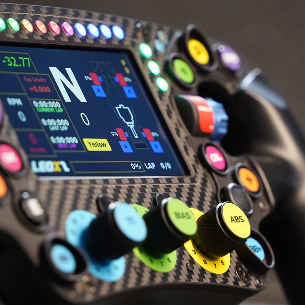 Ultimate Leoxz XF1 Pro Wheel With LCD MRP Sim Racing